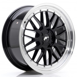 Cerchi in lega Japan Racing Jr23 8.5x19 Gloss Black w/Machined Lip