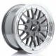 Cerchi in lega Japan Racing Jr23 7.5x17 Hyper Gray w/Machined Lip