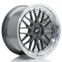 Cerchi in lega Japan Racing Jr23 9.0x19 Hyper Gray w/Machined Lip