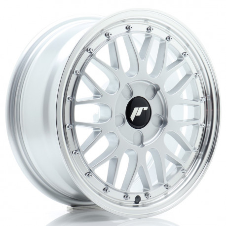 Cerchi in lega Japan Racing Jr23 7.0x16 Hyper Silver w/Machined Lip