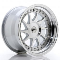 Cerchi in lega Japan Racing Jr26 10.0x17 Silver Machined Face