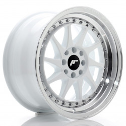 Cerchi in lega Japan Racing Jr26 8.0x16 White w/Machined Lip