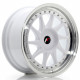 Cerchi in lega Japan Racing Jr26 8.5x18 White w/Machined Lip