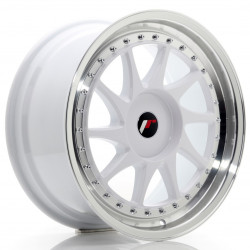 Cerchi in lega Japan Racing Jr26 8.5x18 White w/Machined Lip