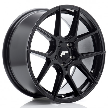 Cerchi in lega Japan Racing Jr30 8.0x17 Gloss Black