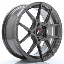 Cerchi in lega Japan Racing Jr30 7.0x17 Hyper Gray