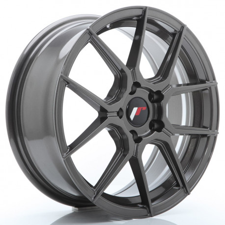Cerchi in lega Japan Racing Jr30 7.0x17 Hyper Gray
