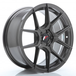 Cerchi in lega Japan Racing Jr30 8.0x17 Hyper Gray