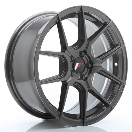 Cerchi in lega Japan Racing Jr30 8.0x17 Hyper Gray