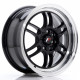 Cerchi in lega Japan Racing Jr7 7.0x15 Gloss Black w/Machined Lip