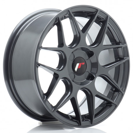 Cerchi in lega Japan Racing Jr18 7.0x16 Hyper Gray