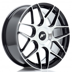 Cerchi in lega Japan Racing Jr18 7.5x18 Black Machined Face