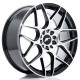 Cerchi in lega Japan Racing Jr18 7.5x18 Black Machined Face