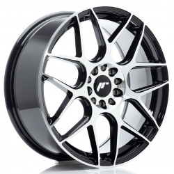 Cerchi in lega Japan Racing Jr18 7.5x18 Black Machined Face