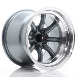 Cerchi in lega Japan Racing Jr19 10.5x15 Gun metal