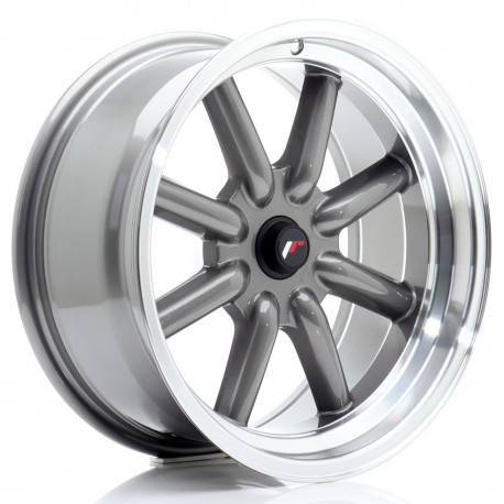 Cerchi in lega Japan Racing Jr19 8.0x17 Gun metal