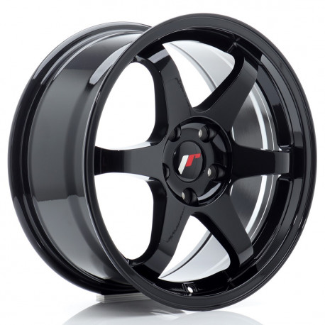 Cerchi in lega Japan Racing Jr3 9.0x17 Gloss Black