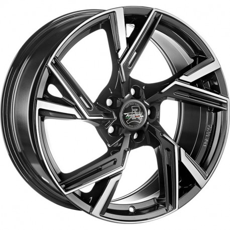 Cerchi in lega Arcasting Enea 9.5x22 Black Polished