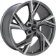 Cerchi in lega Arcasting Enea 8.0x18 Matt Anthracite Polished