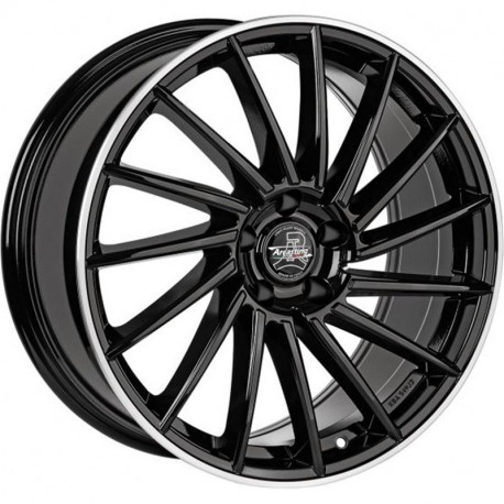 Cerchi in lega Arcasting Gotica 8.5x19 Black Lip Polished