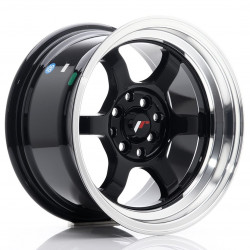 Cerchi in lega Japan Racing Jr12 7.5x15 Gloss Black