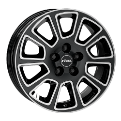Cerchi in lega Rial Transporter 2 6.0x15 Diamant Schwarz Frontpoliert