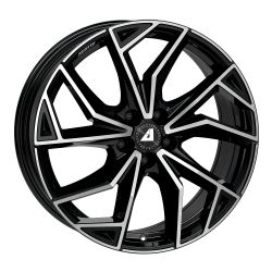 Cerchi in lega Alutec Adx 02 7.0x17 Diamant Schwarz Frontpoliert