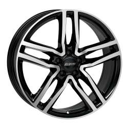 Cerchi in lega Alutec Ikenu 8.0x18 Diamant Schwarz Frontpoliert