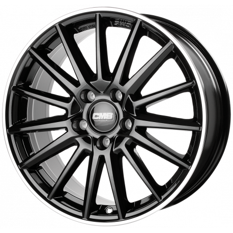 Cerchi in lega Cms C23 6.0x15 Diamond Rim Black Gloss