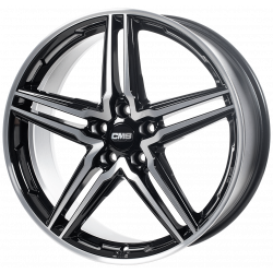 Cerchi in lega Cms C29 7.5x17 Diamond Black Gloss