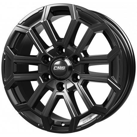 Cerchi in lega Cms C35 7.5x17 Complete Black Gloss