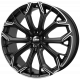 Cerchi in lega Cms C37 8.5x20 Diamond Matt Black