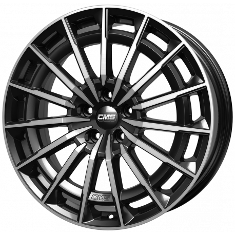 Cerchi in lega Cms C38 8.5x20 Diamond Black Gloss