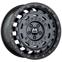Motec Mof1 R Cross 8.0x17 Flat Black Balck Ring
