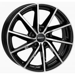 Cerchi in lega Alutec Singa 7.0x17 Diamant Schwarz Frontpoliert