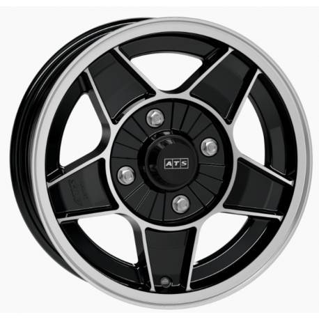 Cerchi in lega ATS Classic 7.0x13 Diamant Schwarz Frontpoliert