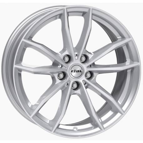 Cerchi in lega Rial X12 8.0x18 Polar Silber