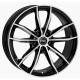 Cerchi in lega Rial X12 8.0x19 Diamant Schwarz Frontpoliert