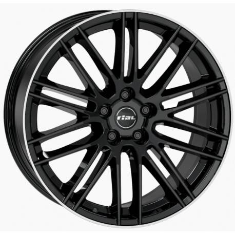 Cerchi in lega Rial Kibox 9.5x21 Diamant Schwarz Hornpoliert