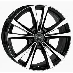 Cerchi in lega Rial M12 7.5x18 Diamant Schwarz Frontpoliert