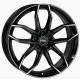 Cerchi in lega Rial Lucca 7.5x17 Diamant Schwarz Frontpoliert