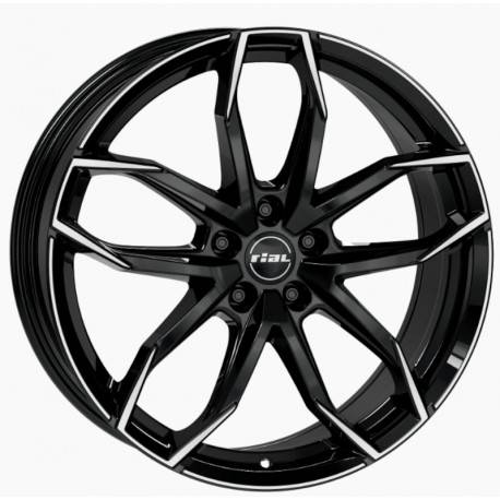 Cerchi in lega Rial Lucca 8.0x19 Diamant Schwarz Frontpoliert