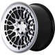 Cerchi in lega Radi 8 R8A10 10.0x19 Matt Silver Machined Face