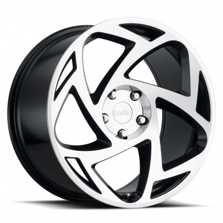 Cerchi in lega Radi 8 R8S5 10.0x19 Gloss Black Machined Face