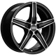 Cerchi in lega Fondmetal 8100 7.0x17 Glossy Black Machined
