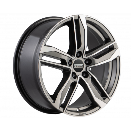 Cerchi in lega Fondmetal HEXIS (FMI01) 8.0x18 Glossy Titanium Machined