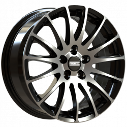 Cerchi in lega Fondmetal 7800 7.0x17 Glossy Black Machined