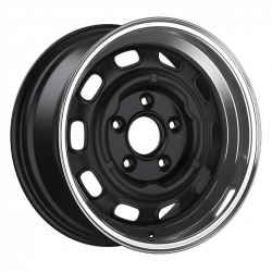 Cerchi in lega Fondmetal LMZ01 8.0x16 Soft Matt Black Machined Lip