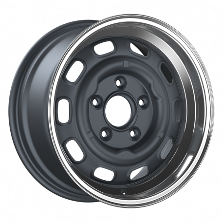 Cerchi in lega Fondmetal LMZ01 9.0x16 Matt Titanium Machined Lip