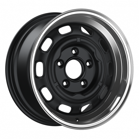 Cerchi in lega Fondmetal LMZ01 9.0x16 Soft Matt Black Machined Lip